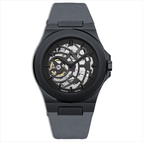 Pegasus Automatic - Steel Nylon Skeleton Deep Space (pre-order)